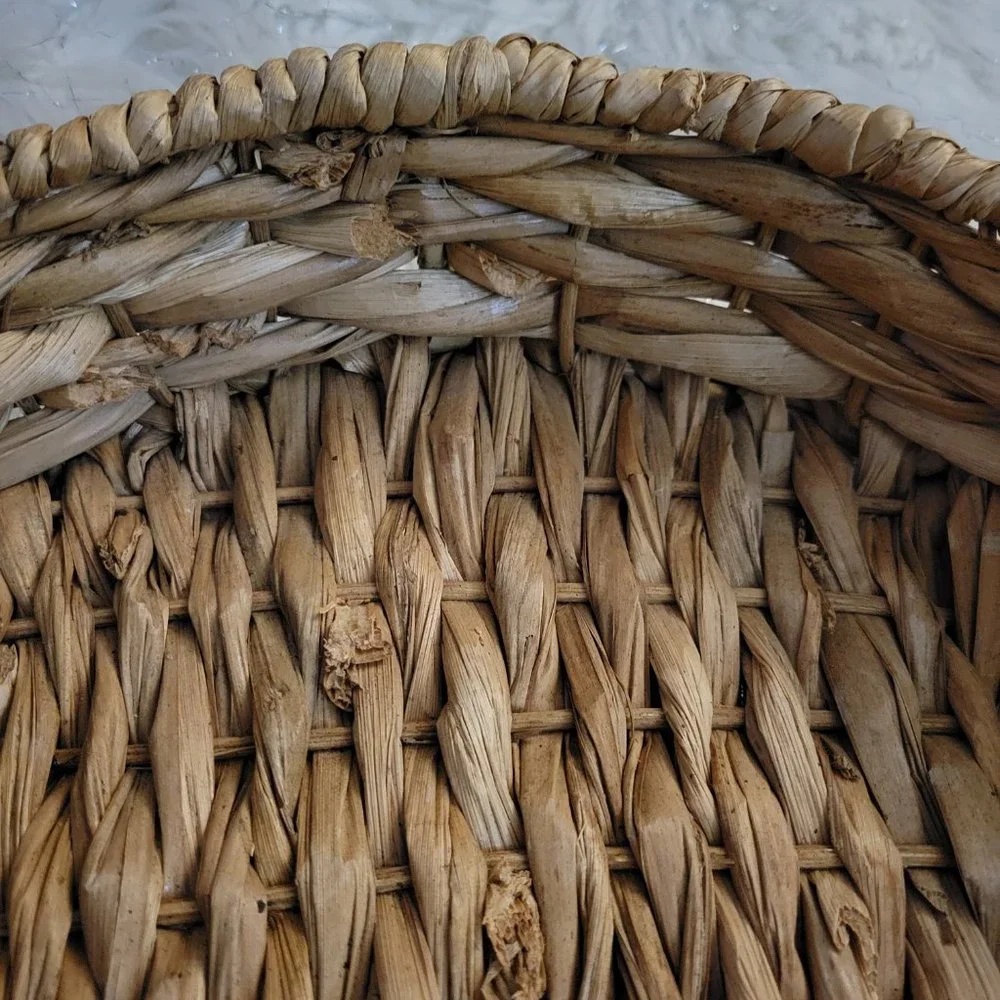 Circle Wicker Basket